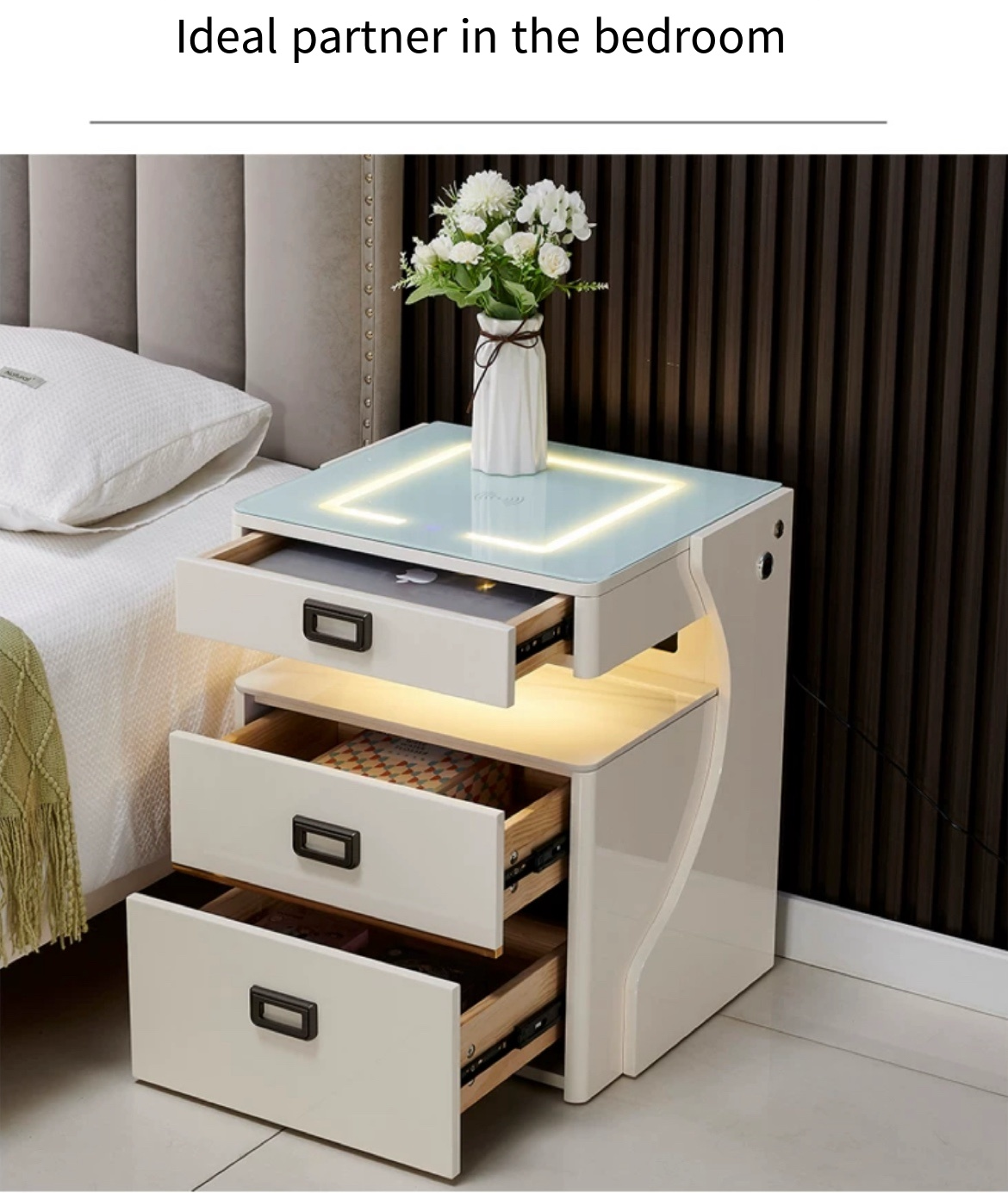 Secure Your Space in Style: Modern Smart Bedside Safe