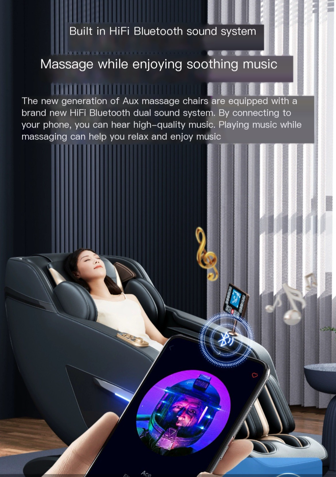 Indulge in Total Relaxation with our Luxury intelligent Massage Chair