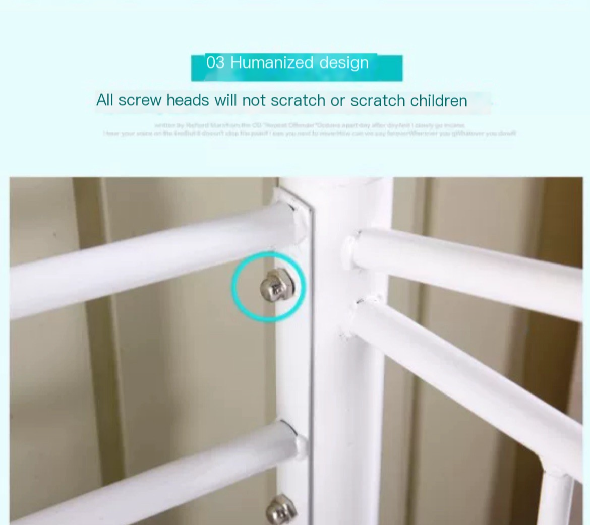 Safety, Style, and Sweet Dreams: Children's Iron Art Splicing Bed with Guardrail