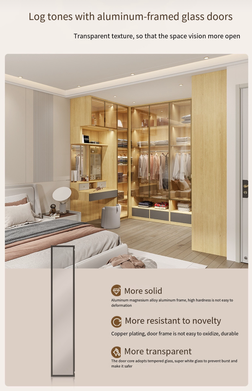 The Ultimate Master Bedroom Wardrobe: U-shaped Design Brilliance