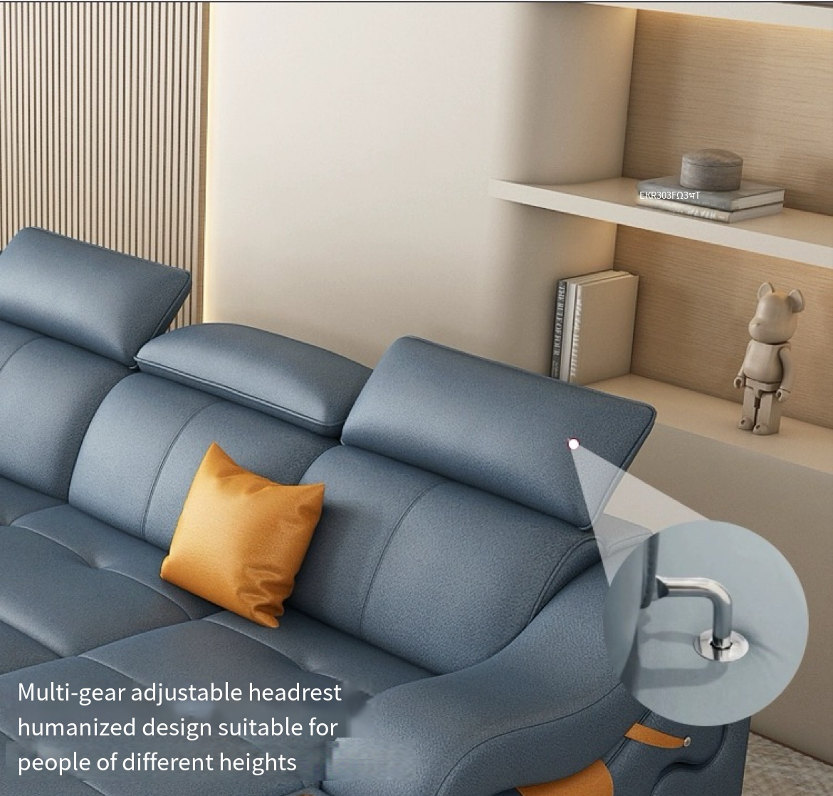 Smart Design, Easy Living: Wash-Free Fabric Sofa Bed with Storage