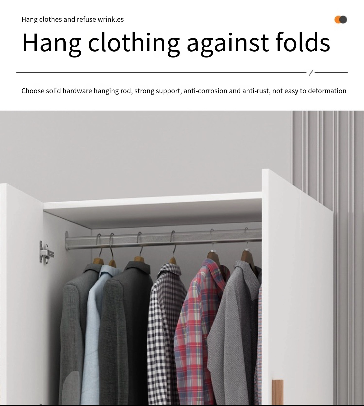 Small Space, Smart Storage: Simple Wooden Wardrobe