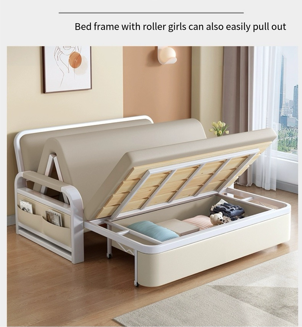 Space-Saving Wonder: Transform Your Small Living Room with Our Single-Person Sofa Bed