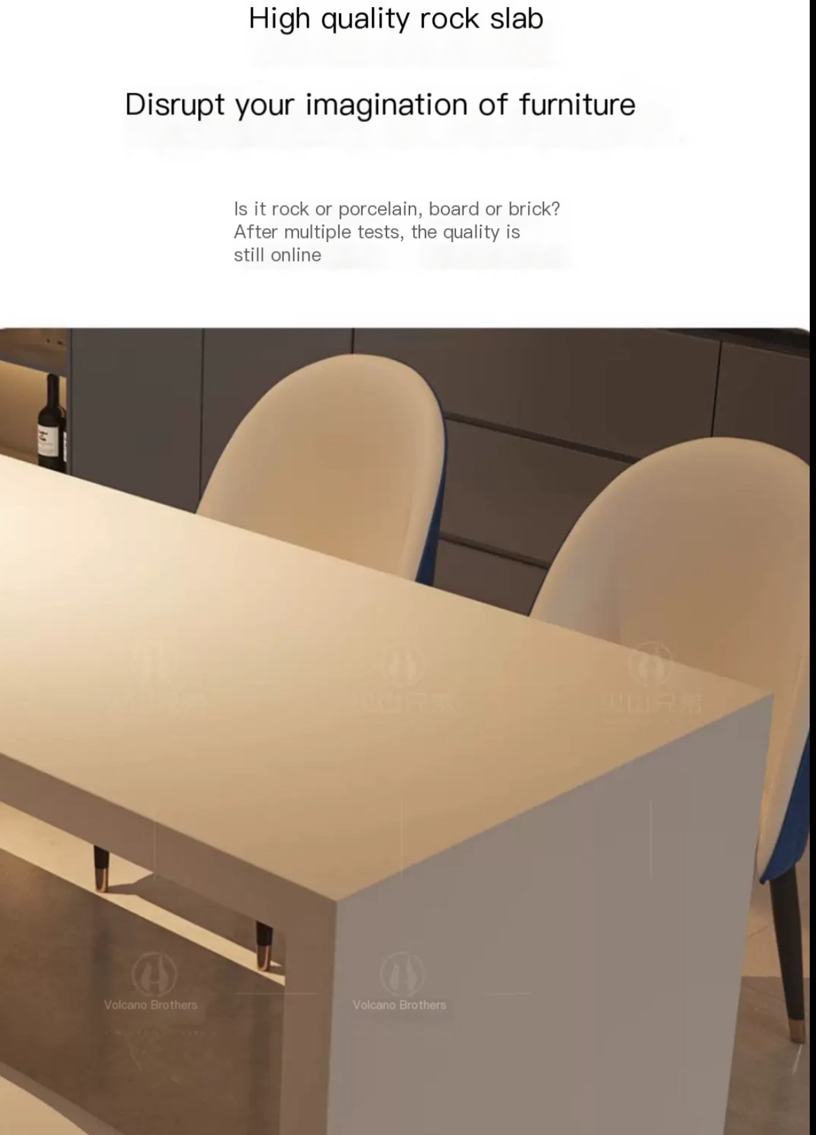 Upgrade Your Dining Experience with Our Inverted Integrated Table Design.180*80*75cm