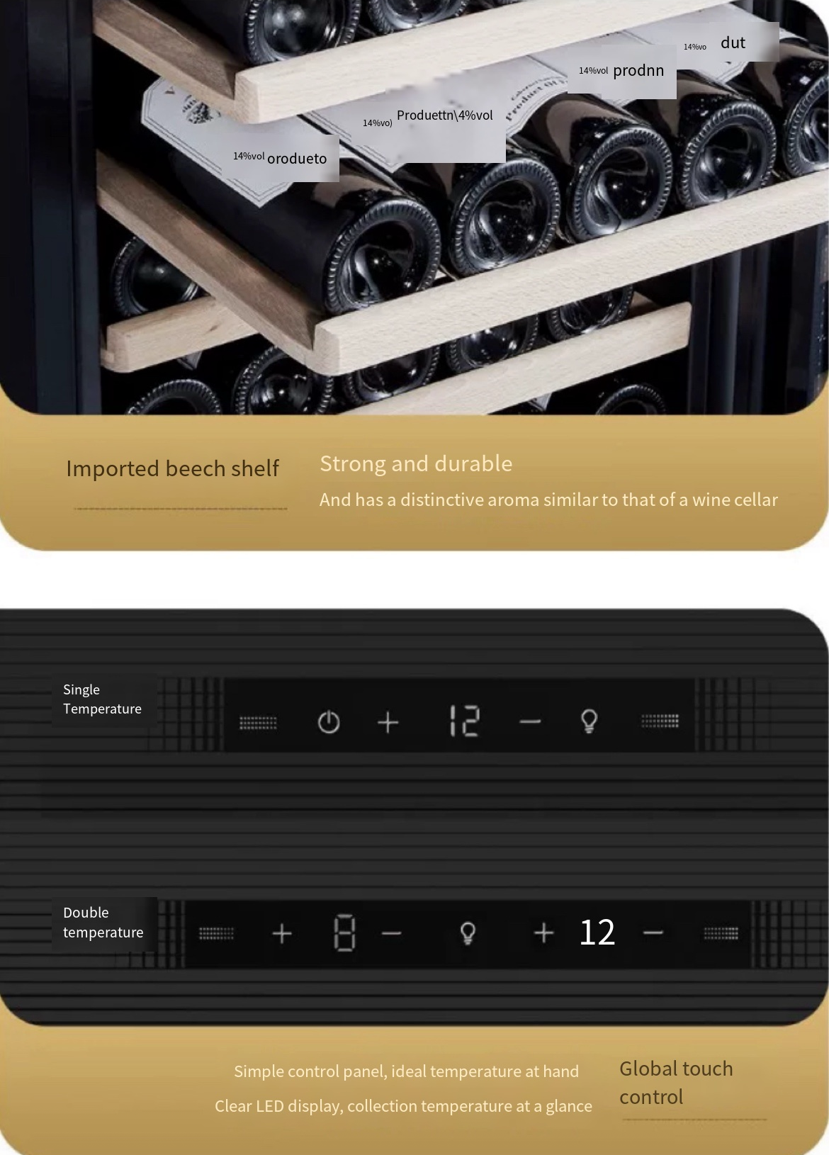 Vinocave CWC-200A: Elevate Your Wine Experience with Precision Temperature Control and Style