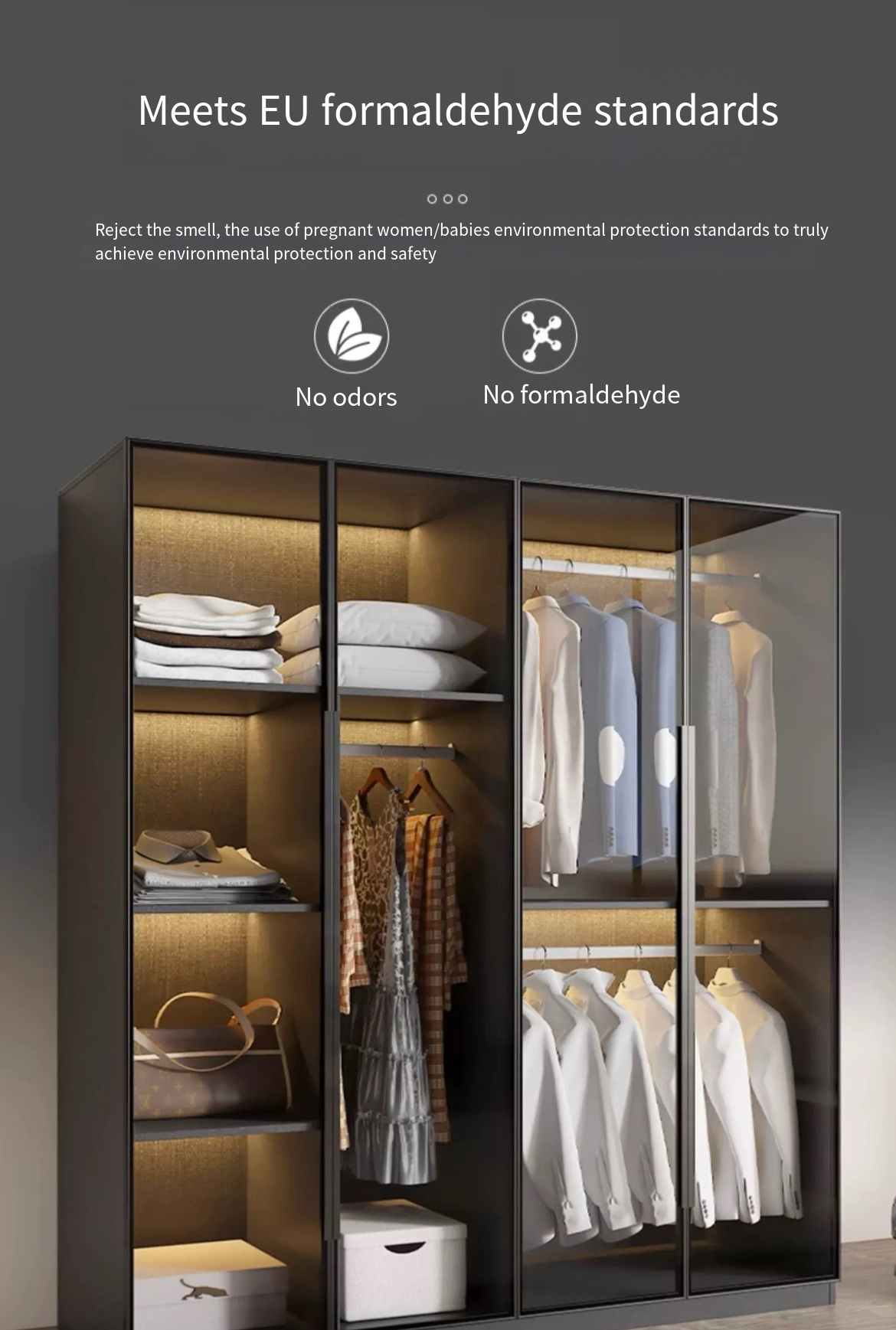 Upgrade Your Space: Light Luxury Bedroom Storage Cabinet