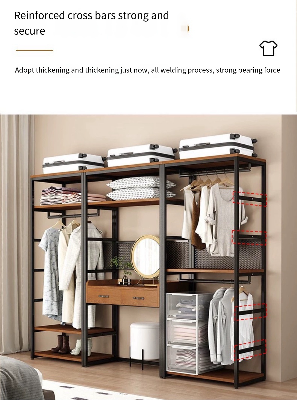 Maximize Space with our Multi-Functional walk-in Storage Solution