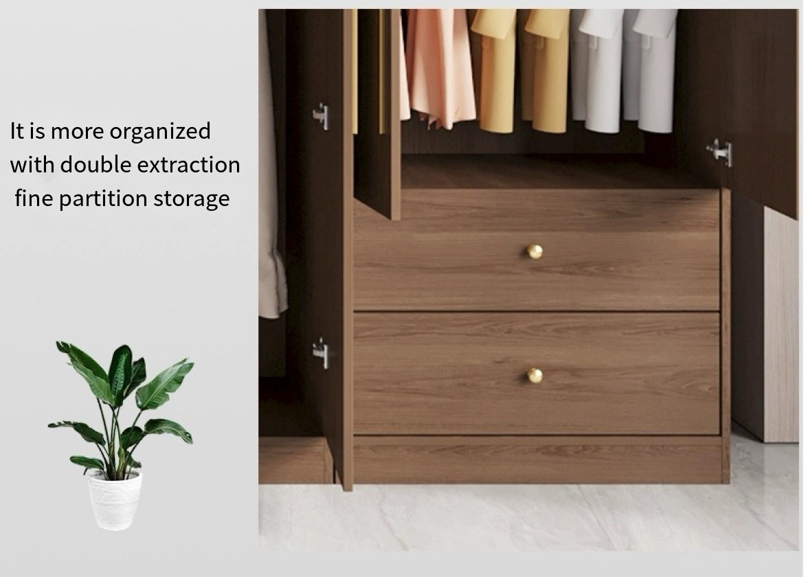 Smart Storage for Small Spaces Solid Wood Wardrobe for Modern Living