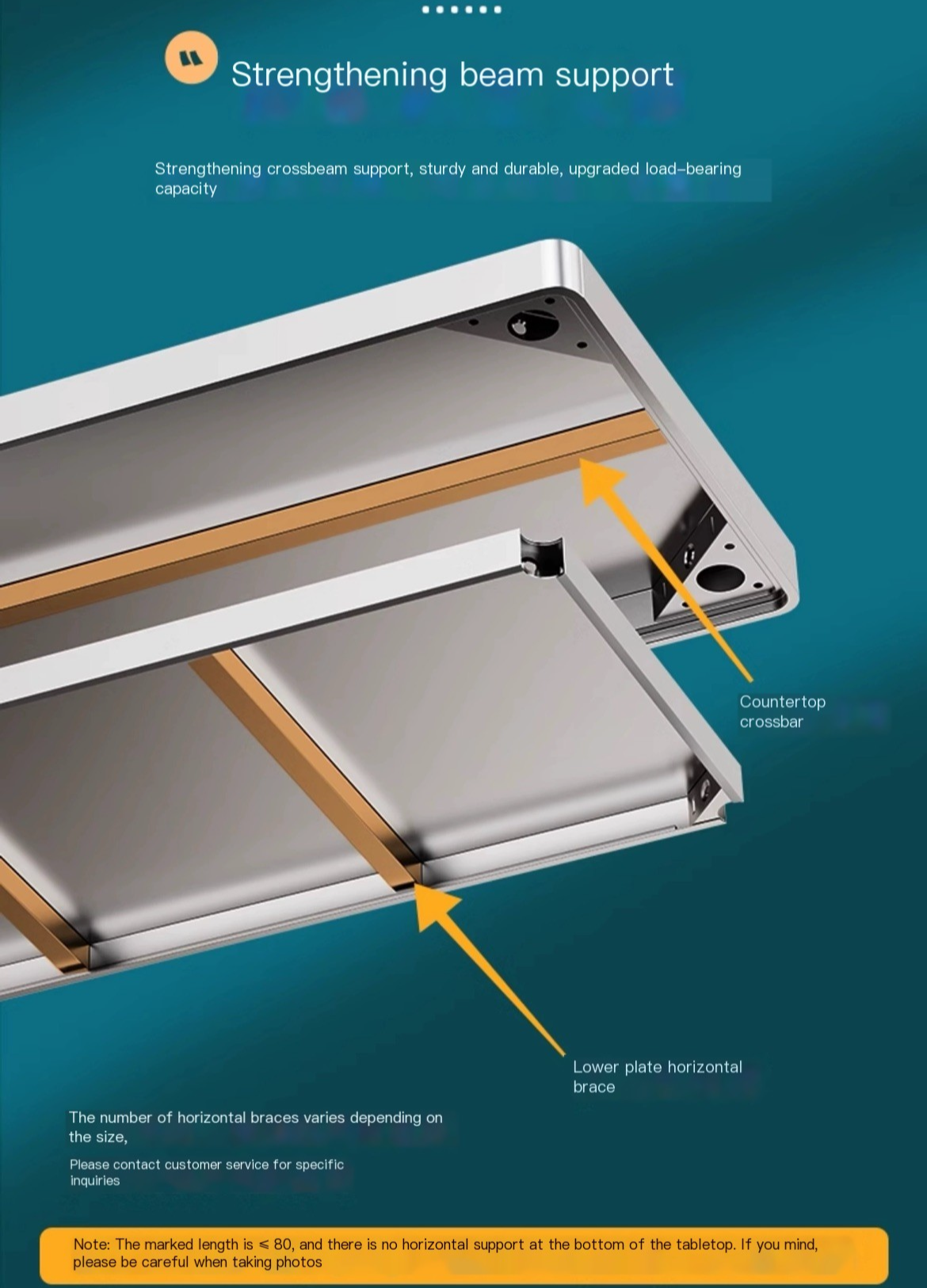 Elevate Your Cooking Space with our Commercial Load-Bearing Table.100*60*80cm