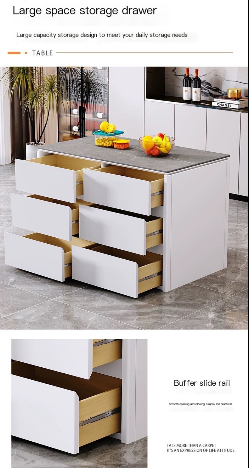 Create a Stylish Cooking Sanctuary with our Light Luxury Solid Wood Sideboard