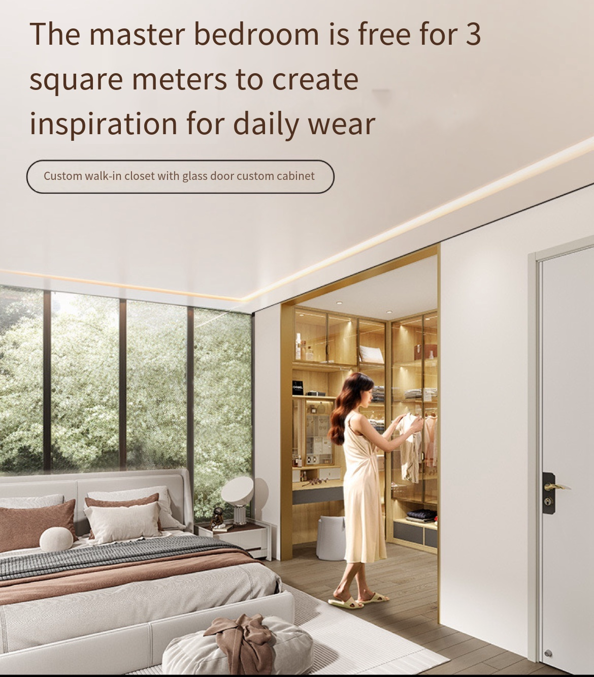 The Ultimate Master Bedroom Wardrobe: U-shaped Design Brilliance