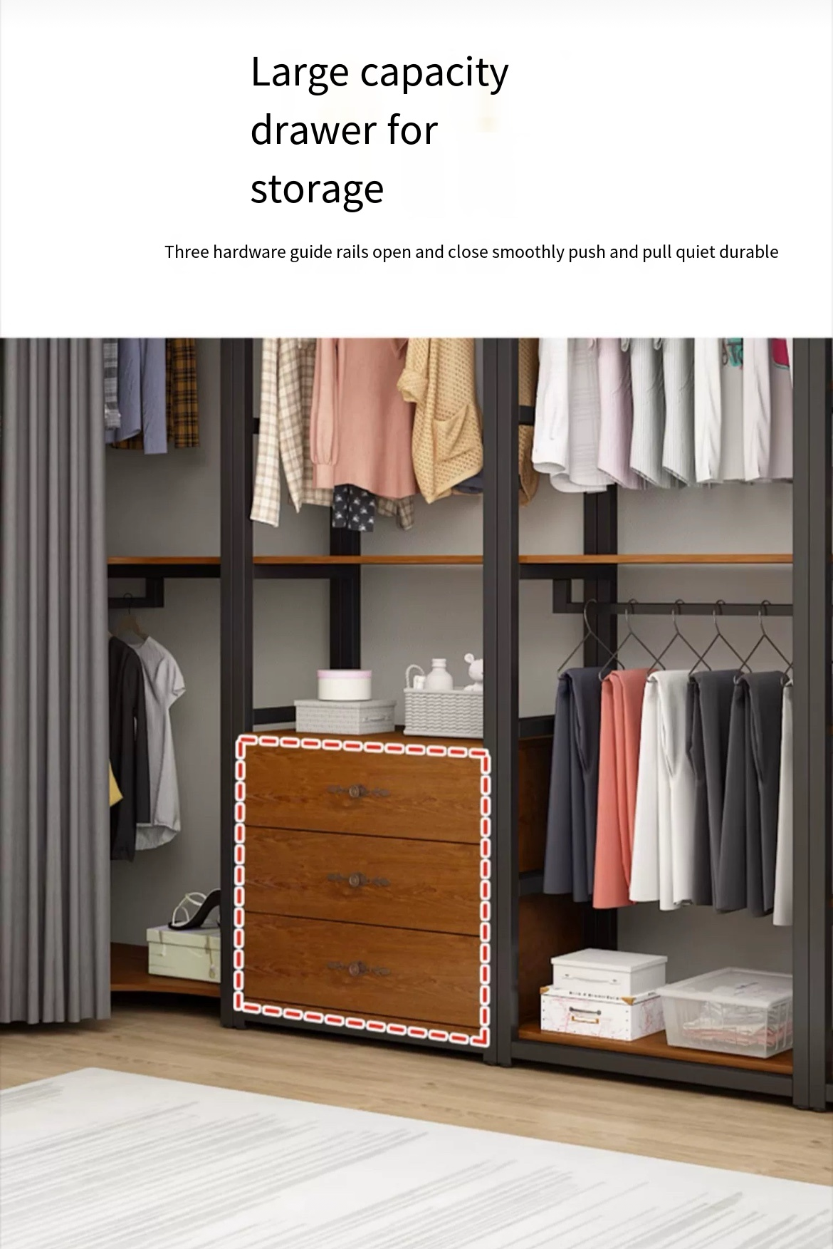 Your Dream Closet: Walk-In Wardrobe Storage Rack