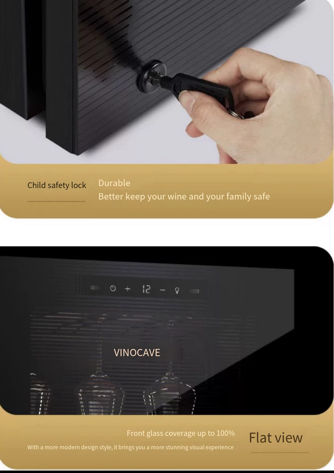 Vinocave CWC-200A: Elevate Your Wine Experience with Precision Temperature Control and Style