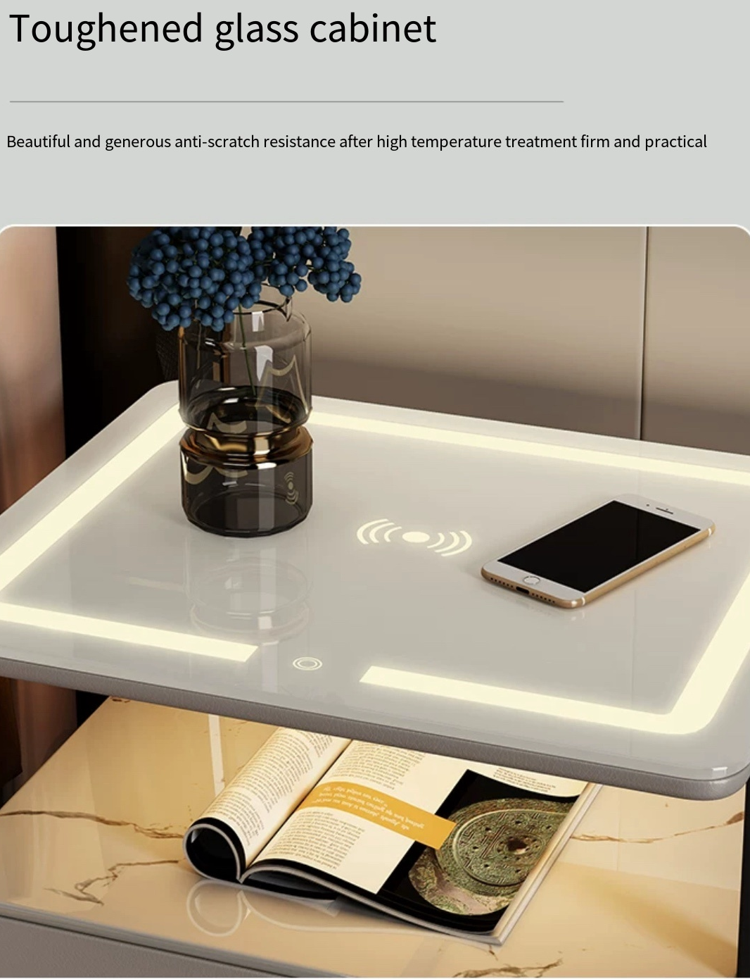 The Ultimate Smart Bedside Table with Wireless Charging