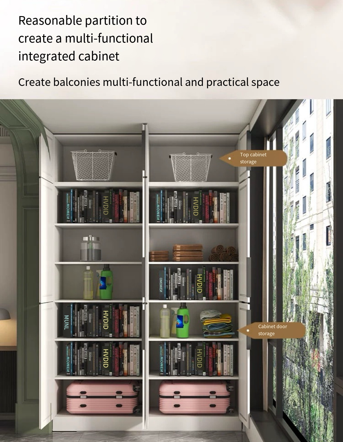 Small Balcony, Big Possibilities: The Ultimate Space Transformation Cabinet