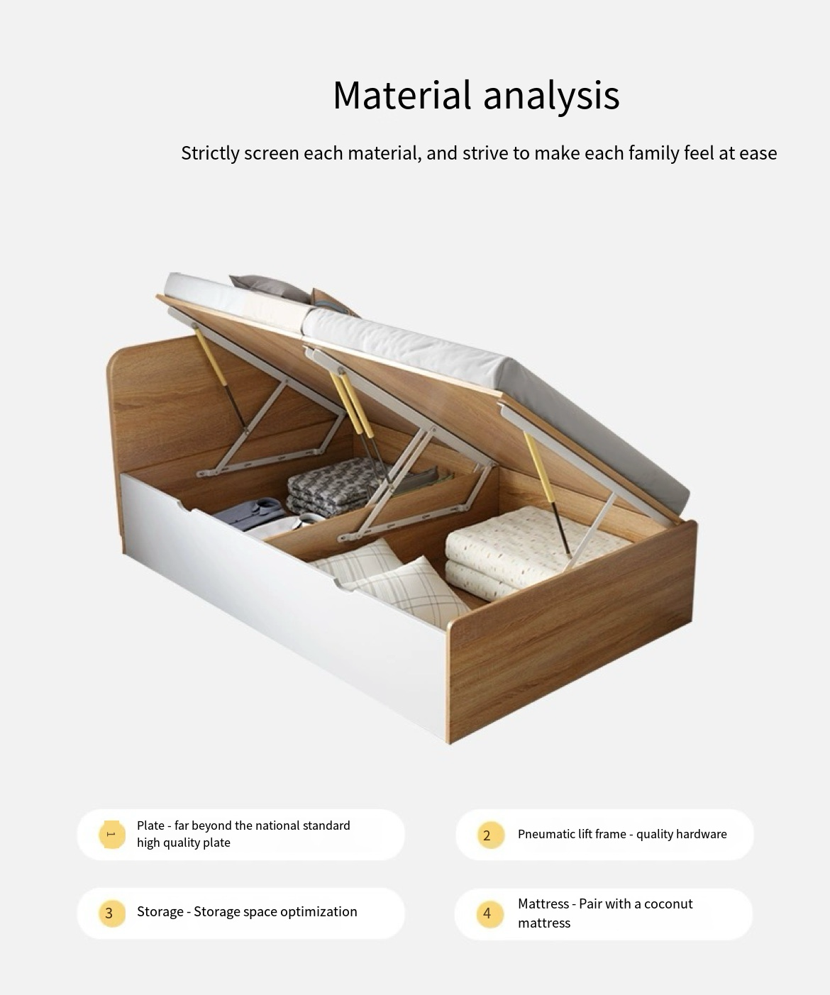 Maximize Your Space: Modern 1 Meter Two Single Bed - Stylish and Storage-Savvy, Delivered and Installed for You