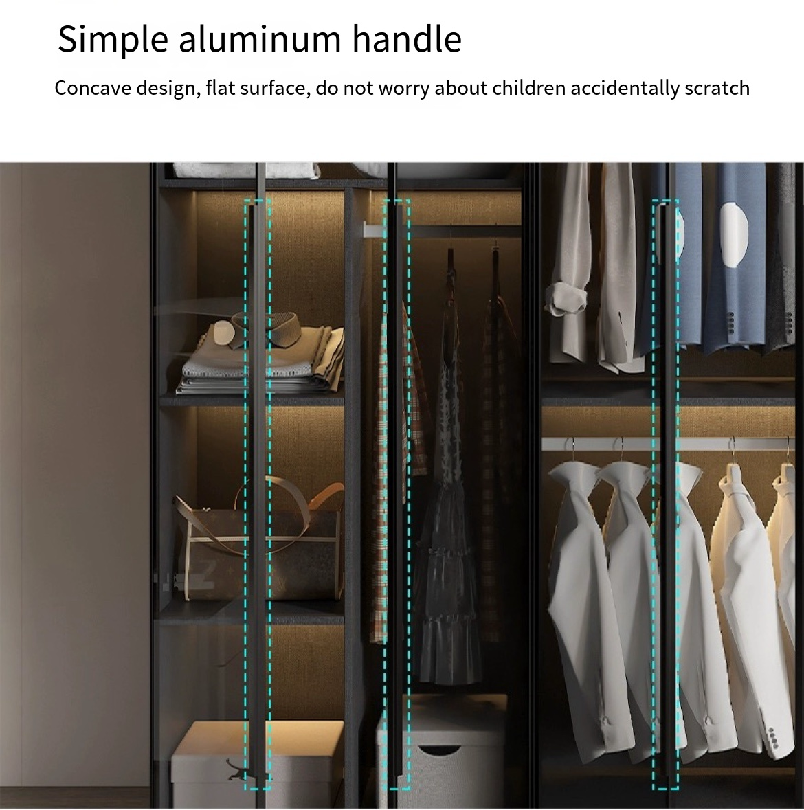 Upgrade Your Space: Light Luxury Bedroom Storage Cabinet