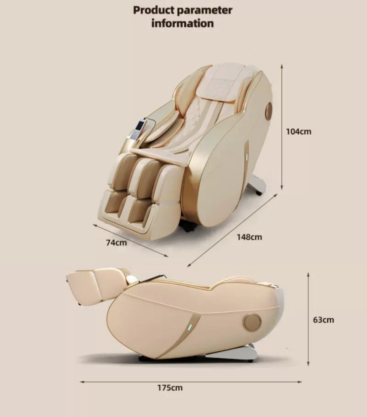 Experience Luxury in 2023 with the Space SLS Three-rail German Massage Chair