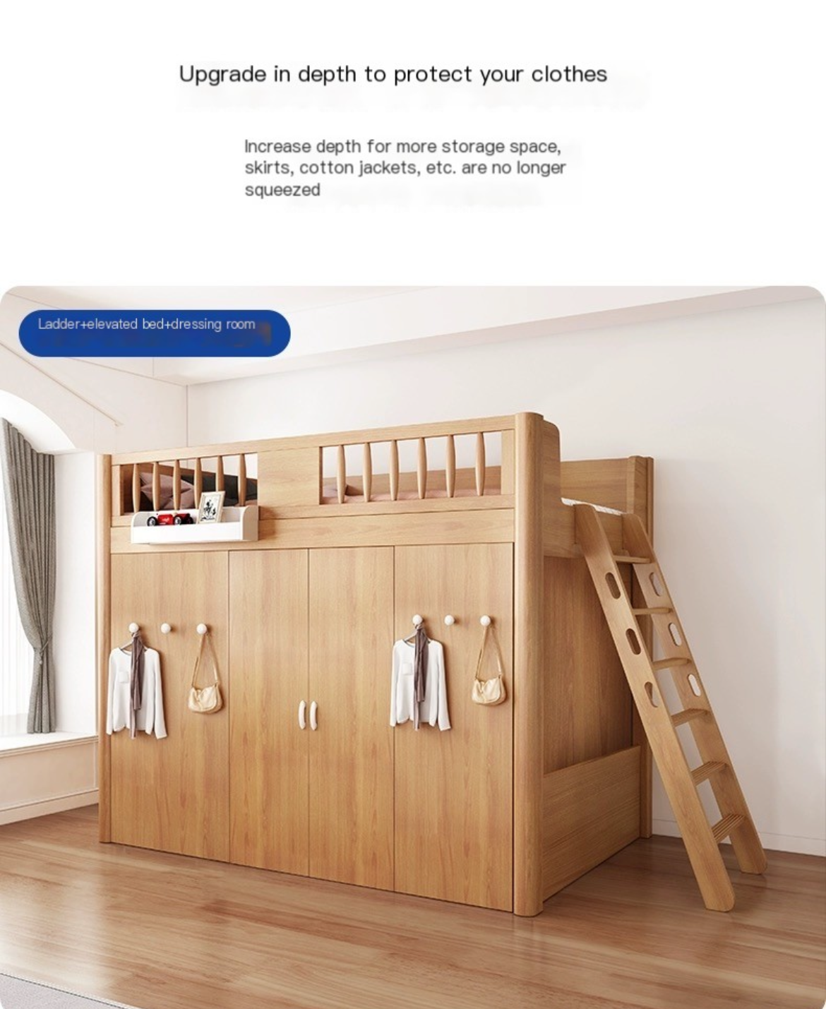 Elevate Your Space: Integrated Bedroom Combo for Small Families - Hassle-Free Setup Included