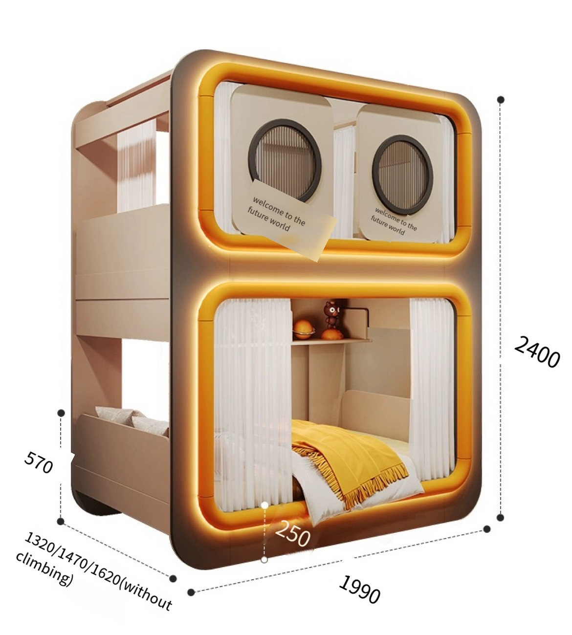 Maximize Space, Maximize Fun: Children's High and Low Bed - We Set It Up for You