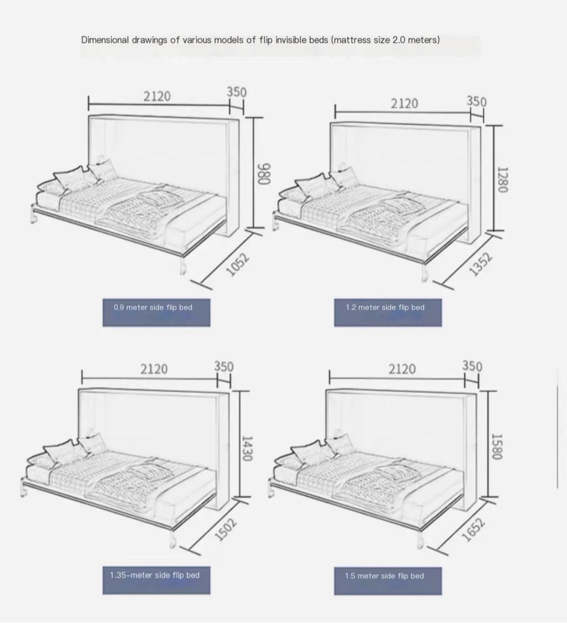 Space Transformation at Its Finest: Hidden Bed with Integrated Study - Your Ultimate Murphy Bed Solution