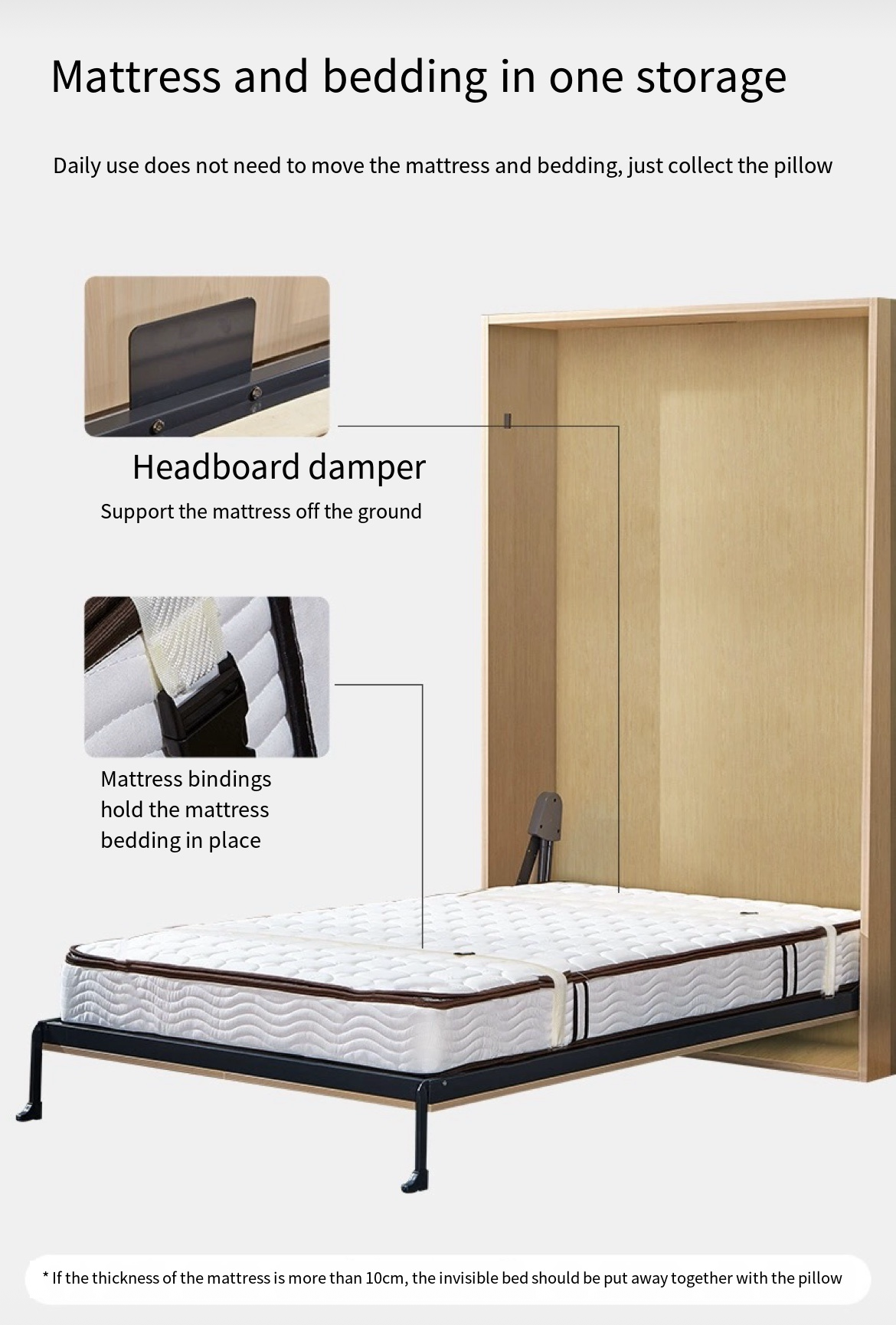 Invisible Bed Innovation: Hidden Bed Wall Bed - Your Space Solution Delivered & Installad for you