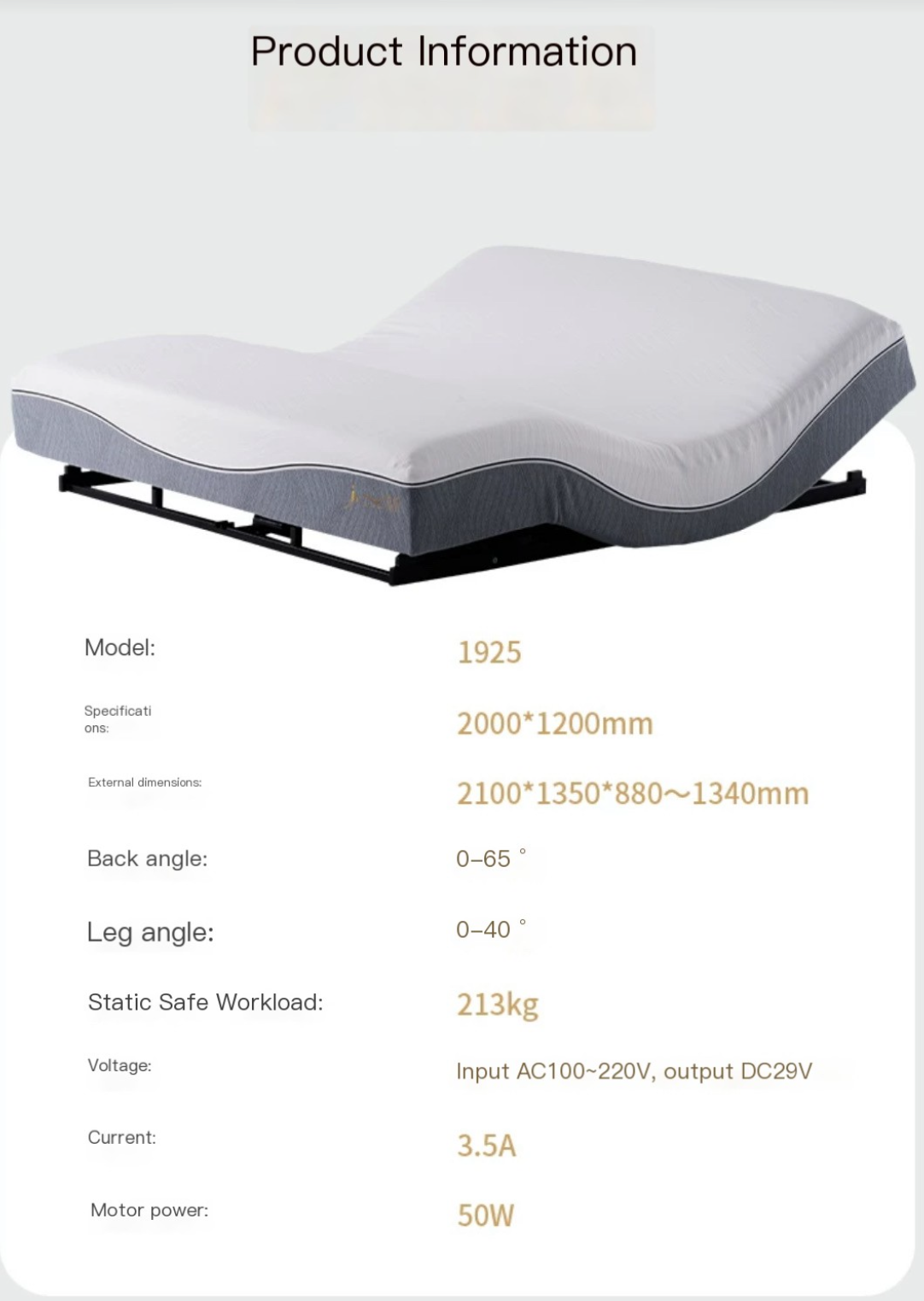 Experience Ultimate Comfort: Electric Intelligent Mattress with Remote Control and Zero Gravity Bed