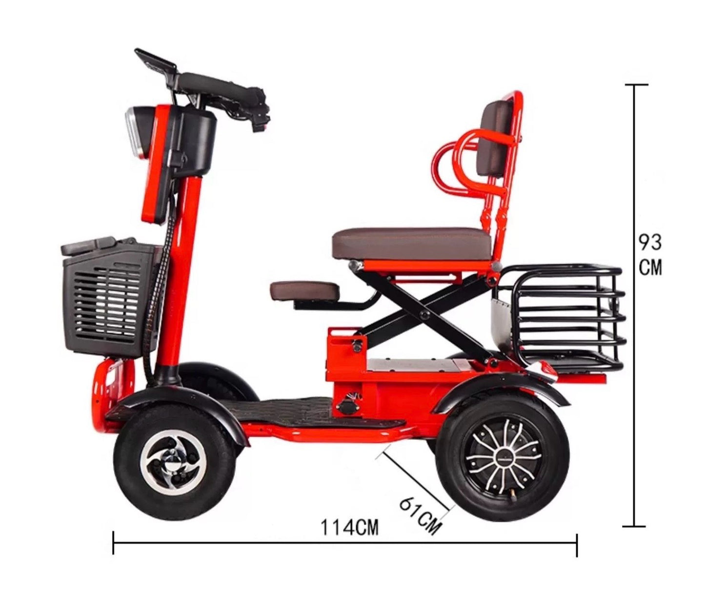 Electrical Minibus Scooter with maximum 500w power and 24v battery: The Ultimate Four-Wheel Electric Vehicle for Seniors and the Disabled