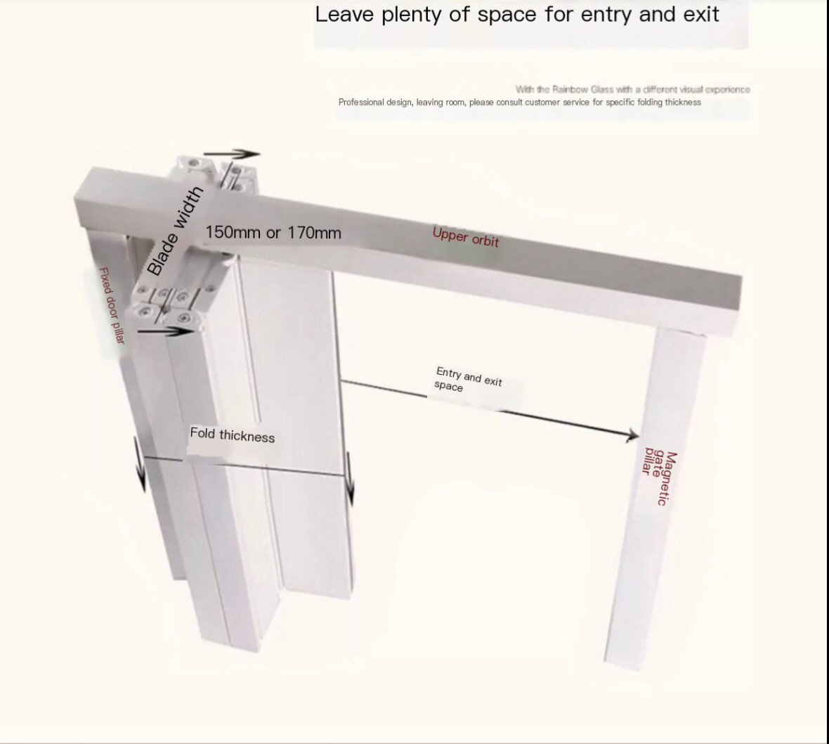 Transform Your Spaces with our PVC Folding Telescopic Invisible Door: The Ultimate Soundproof Solution