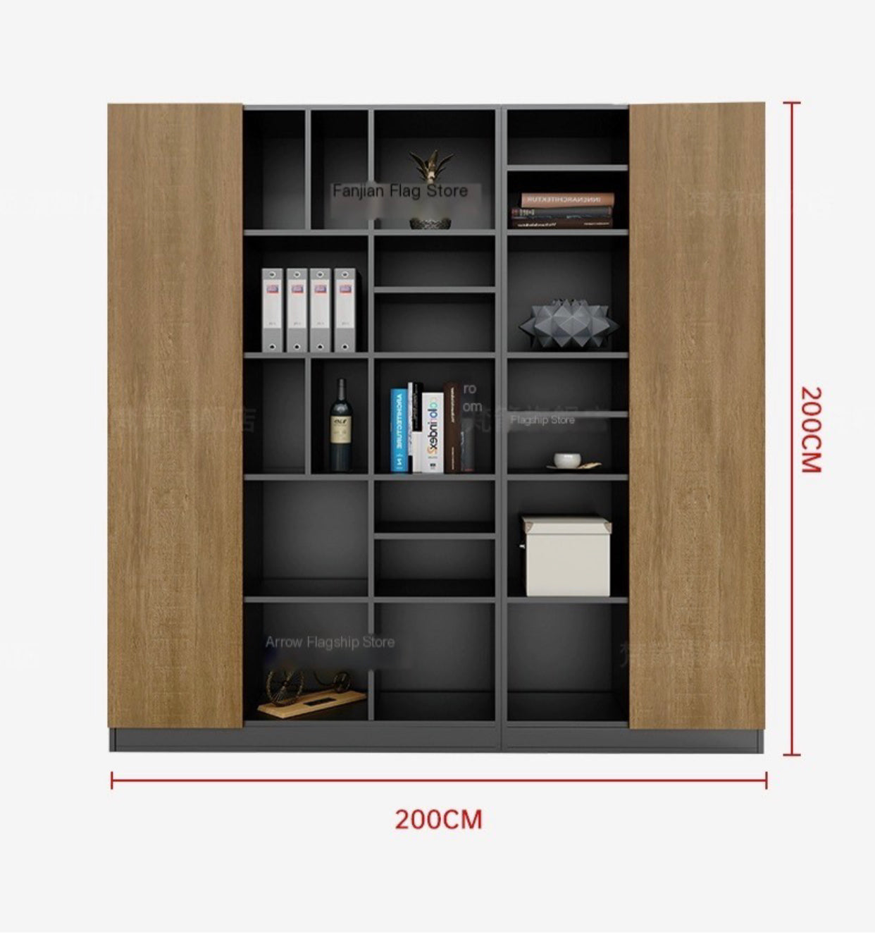 Office File Cabinet: Wooden Information Cabinet for Efficient Storage and Office Furniture