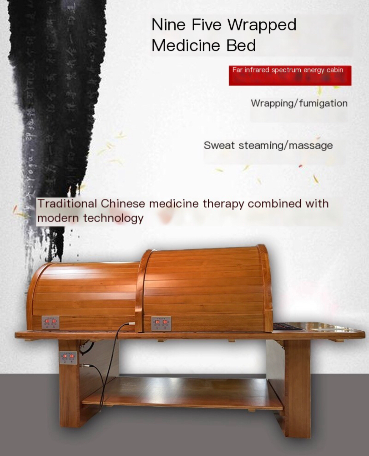 Revitalize Your Health and Beauty with our Far Infrared Spectrum Cabin - The Ultimate Fumigation Bed for Whole Body Moxibustion, Steam Therapy, Physiotherapy, and Beauty Care