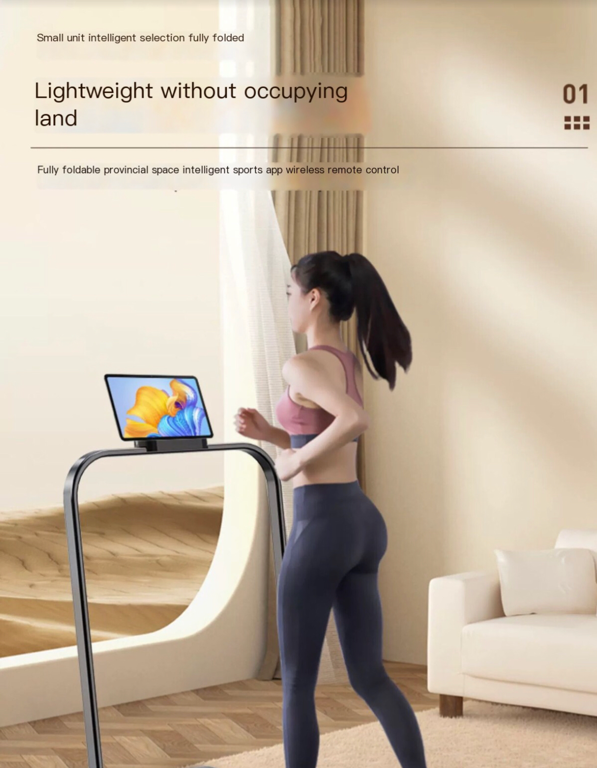 Revolutionize Your Fitness: Ultra-Quiet Foldable Treadmill for Home - Your Mini Weight Loss Companion