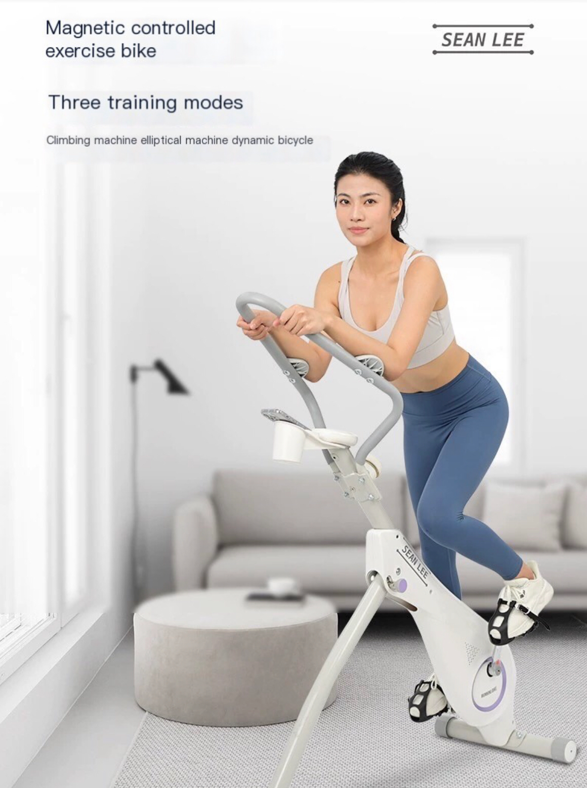 Transform Your Fitness Journey with the Dynamic Bicycle: Silent, Magnetic Control, and Space-Saving - Your Ultimate Weight Loss Partner