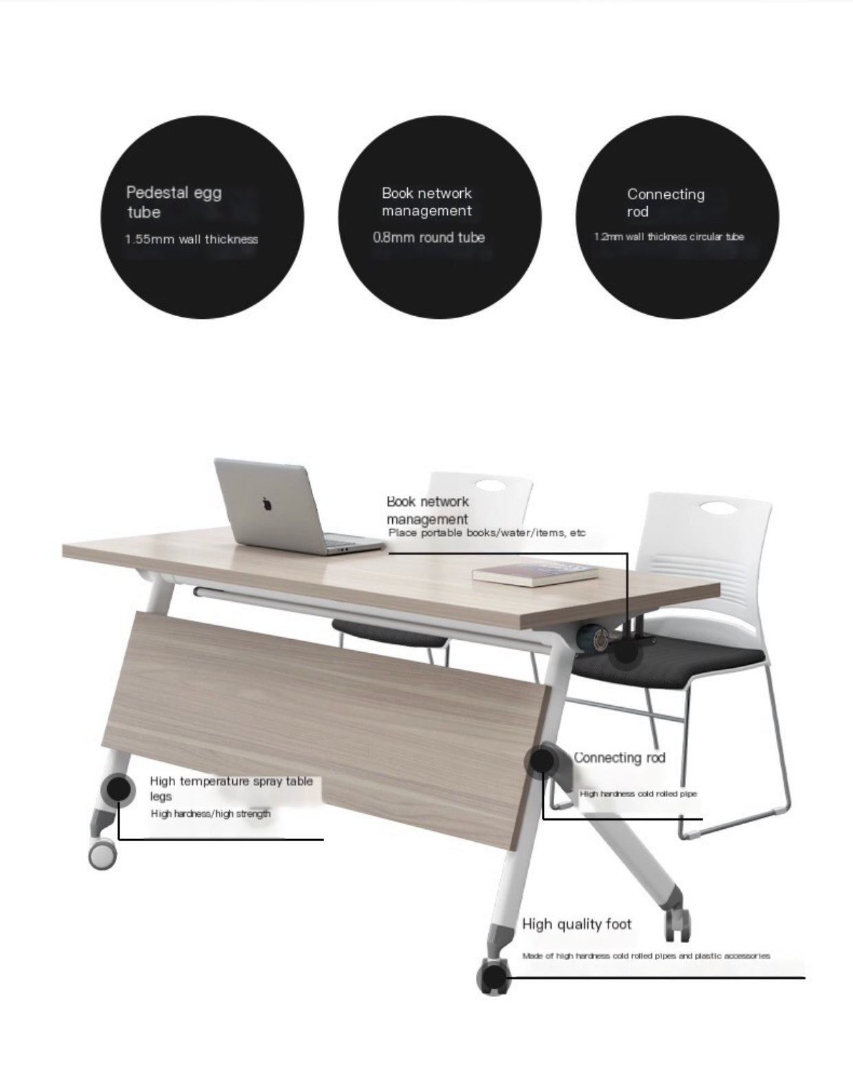 FlexiTable: Folding Training Table for Dynamic Workspaces