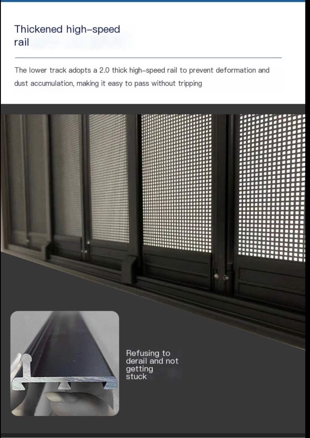 Diamond Mesh Folding Screen Door: Stylish Anti-Theft Solution with Telescopic Design