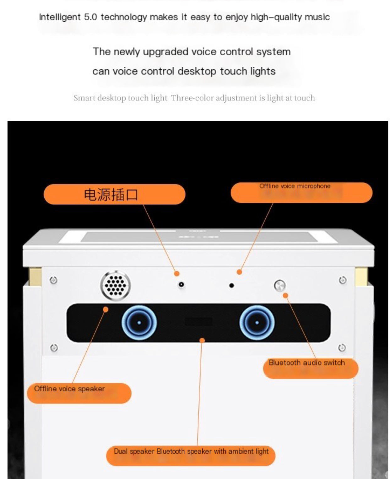 Tiger Safe Bedside Cabinet: Integrated Anti-Theft Design, Smart Drawer with Fingerprint & Wireless Password Protection, 55cm Size with WIFI Remote Control and Wireless Clip for Valuables