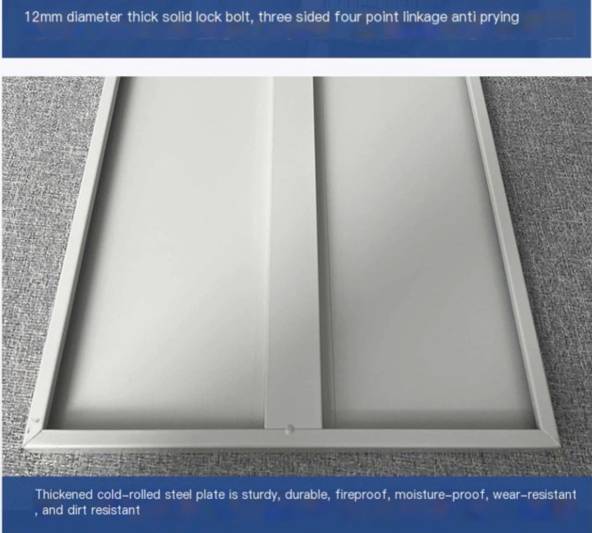 Electronic Safe File Cabinet: Office Storage with Password and Fingerprint Lock, Iron Construction, Low Cabinet Design