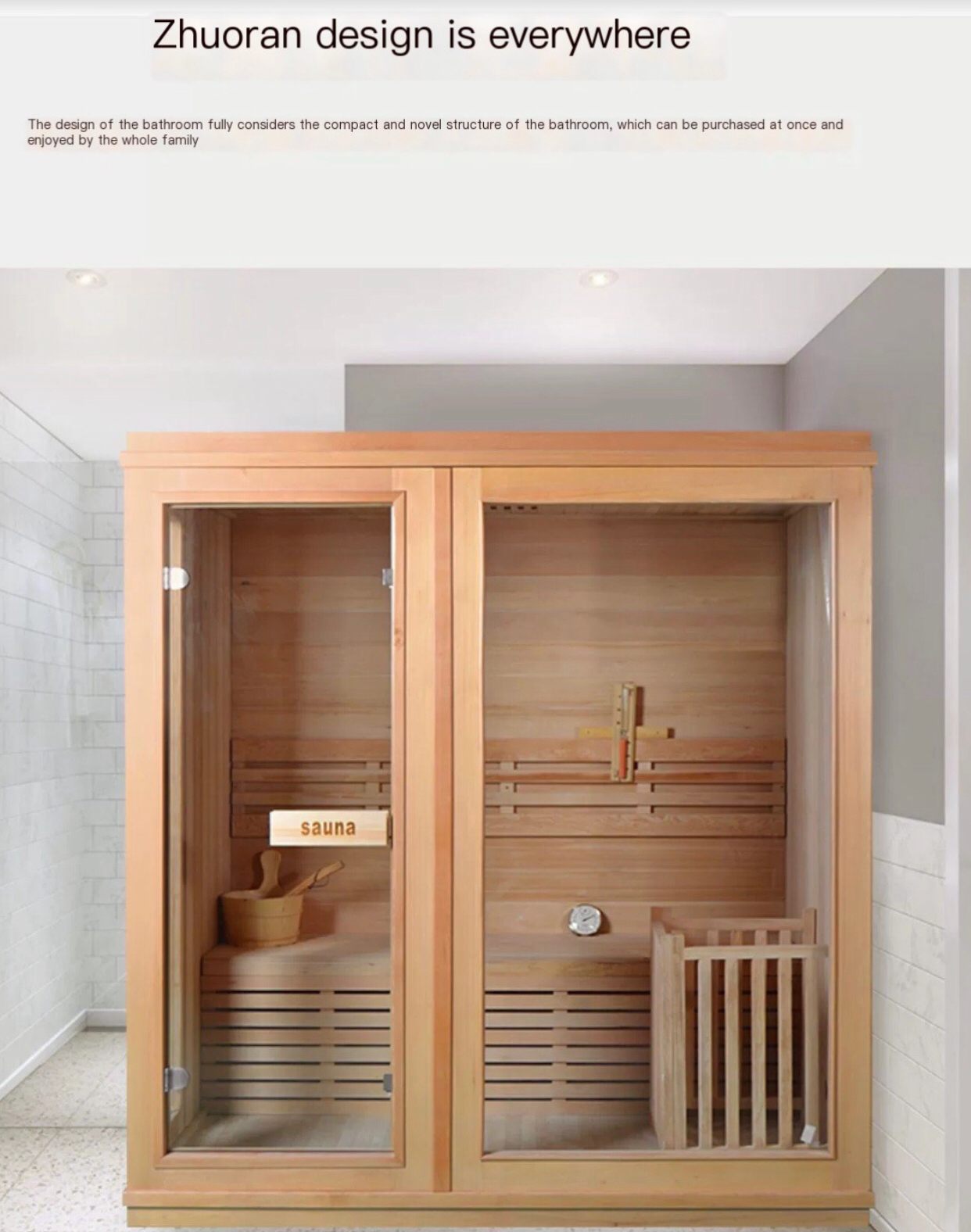 Experience Ultimate Relaxation with Our Home Sauna: Far Infrared, Steam, and Dry Evaporation, All in One