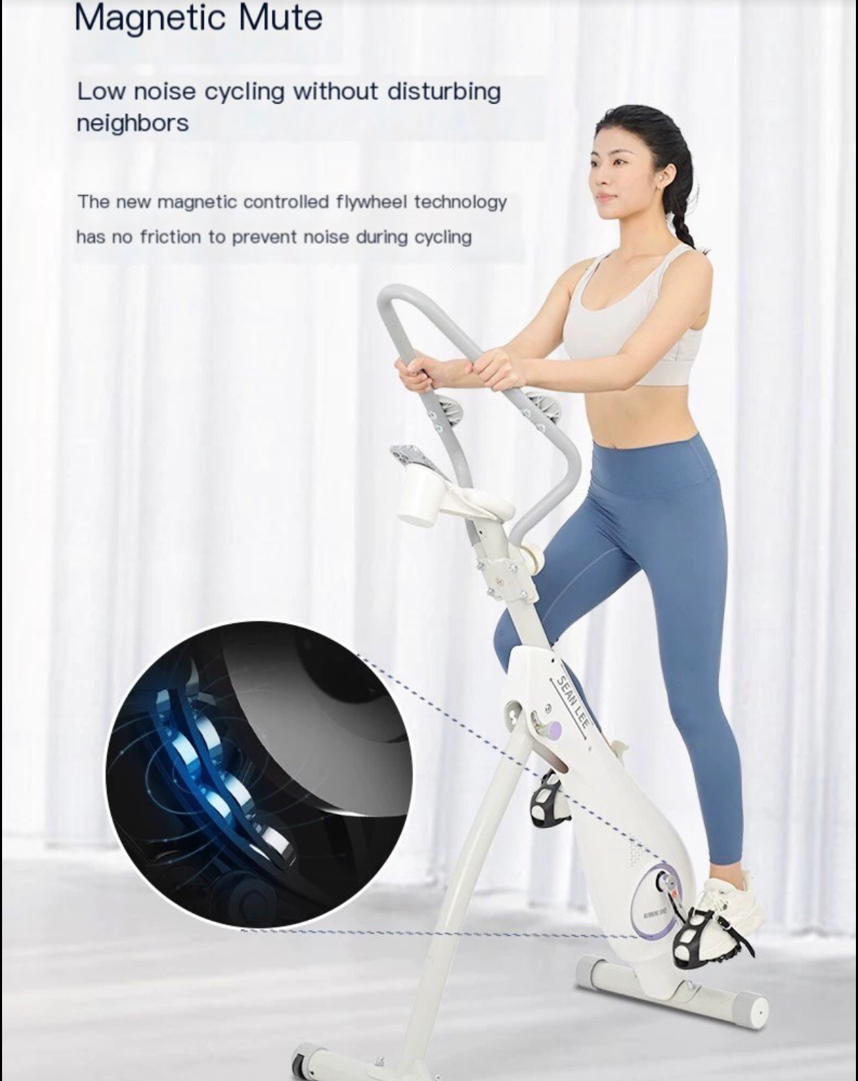 Transform Your Fitness Journey with the Dynamic Bicycle: Silent, Magnetic Control, and Space-Saving - Your Ultimate Weight Loss Partner