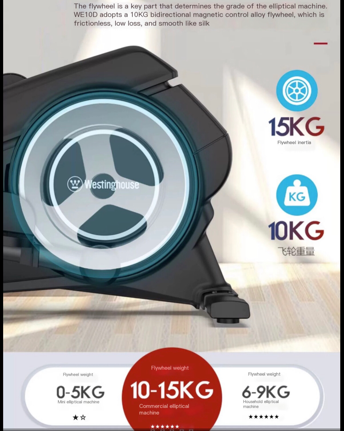 Upgrade Your Home Fitness with the WE10 Magnetic Elliptical Machine - Your Silent Space Walker for a Healthier You!