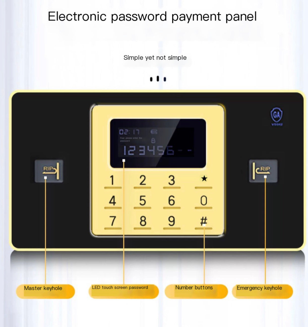 All-Steel Household Safe: Large 1m/1.2m/1.5m Anti-Theft Safe with Password and Fingerprint Lock, Ideal for Home and Office Use