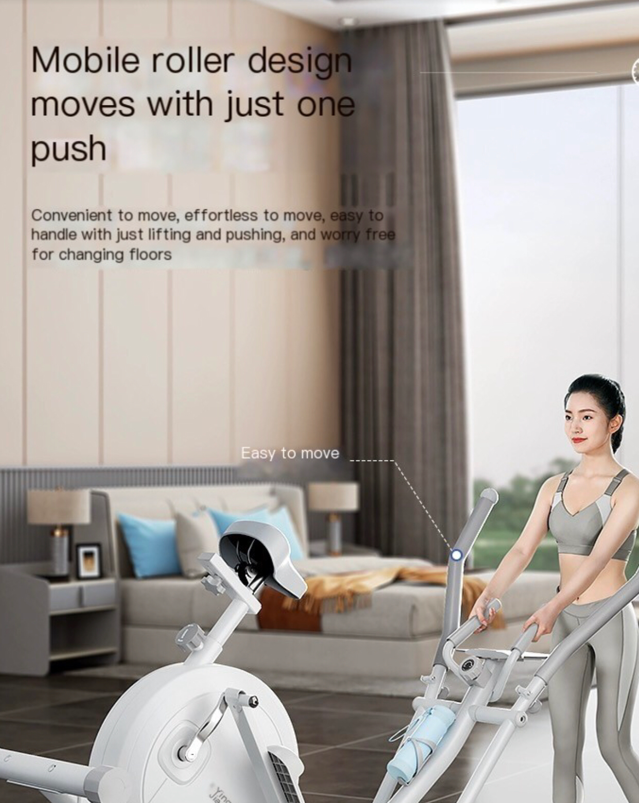 Smart, Silent, and Space-Saving: Discover the Future of Home Fitness with Our Foldable Magnetically Controlled Elliptical Machine