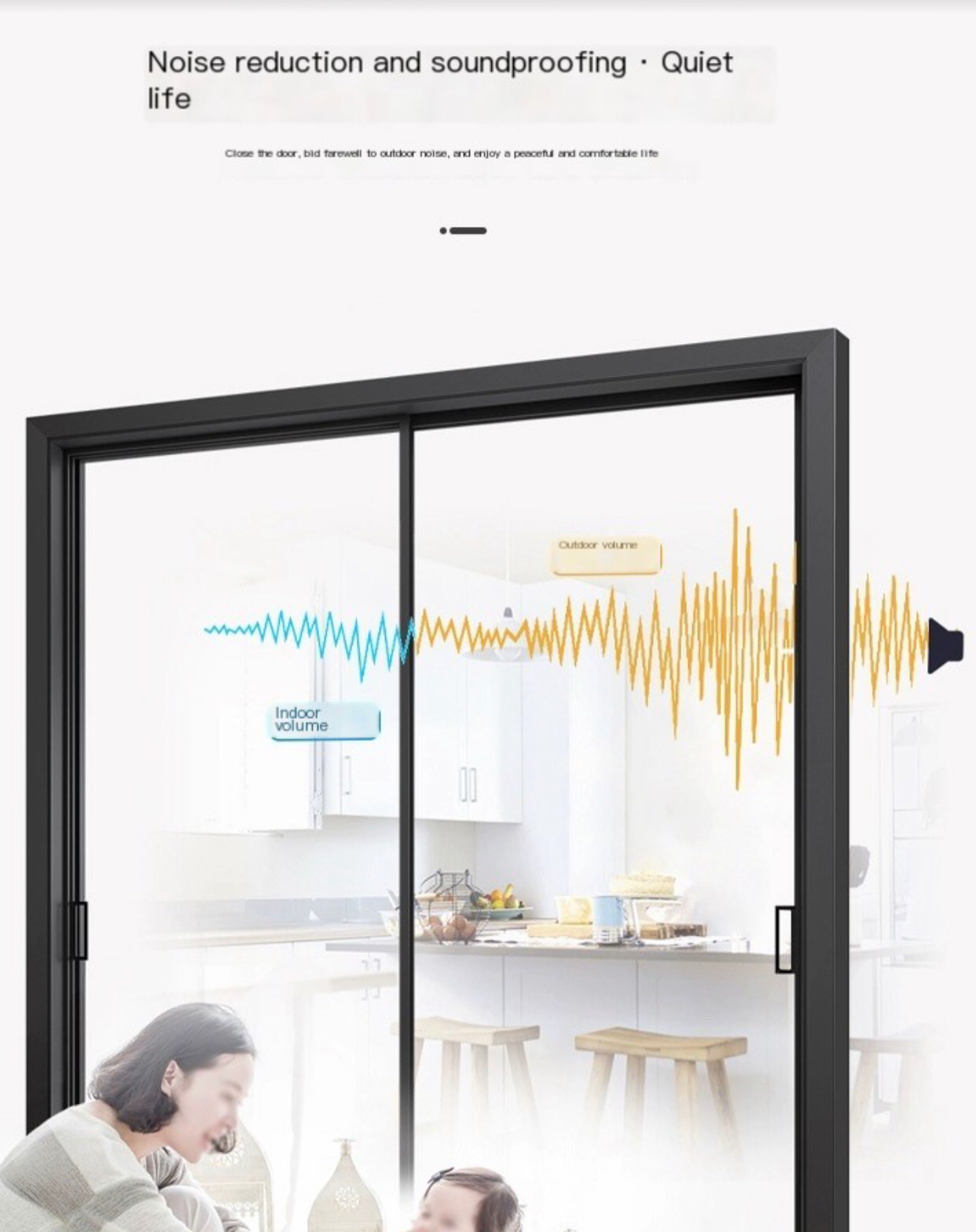 Customized Triple Linkage Narrow Sliding Door: Versatile Aluminum Alloy Solution with Glass for Stylish Living Spaces