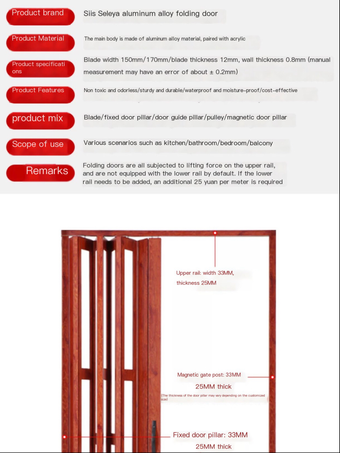 Aluminum Alloy Folding Sliding Door: The Ultimate Space-Saving Solution for Kitchens, Bathrooms, and Balconies