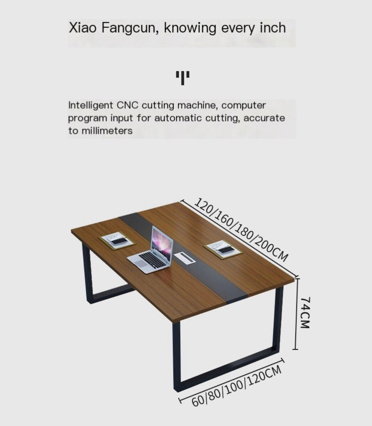 Executive Elegance: Modern Office Conference Table & 10 Chair Set