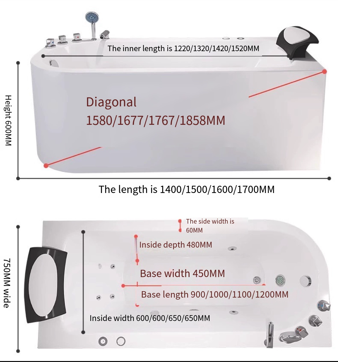 Elevate Your Bathing Experience with the Japanese Massage Bathtub: Smart, Stylish, and Relaxing