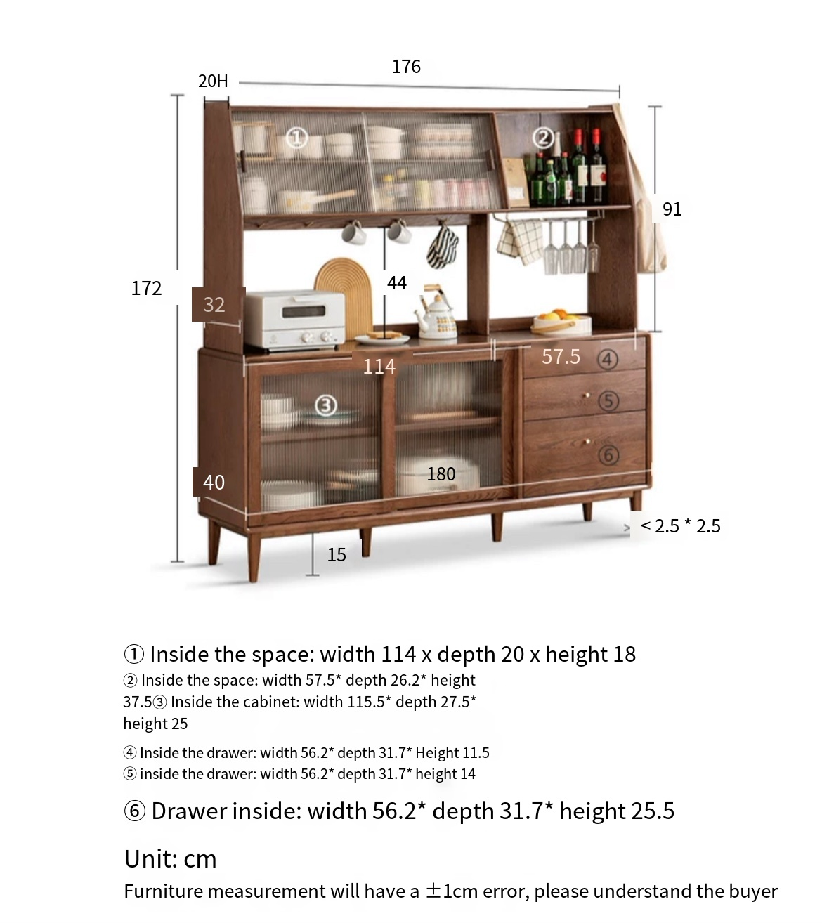 Experience Modern Living with the Nordic Oak Tea Cabinet: Your Storage Solution