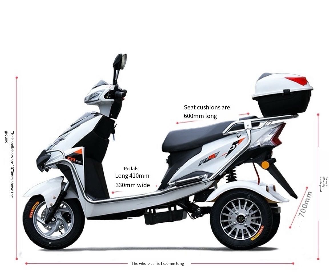 Revolutionary Electric Tricycle: Unleash Power with 48V, 60V & 72V Variants, Speed up to 20km/h!, Unmatched Power and Performance.