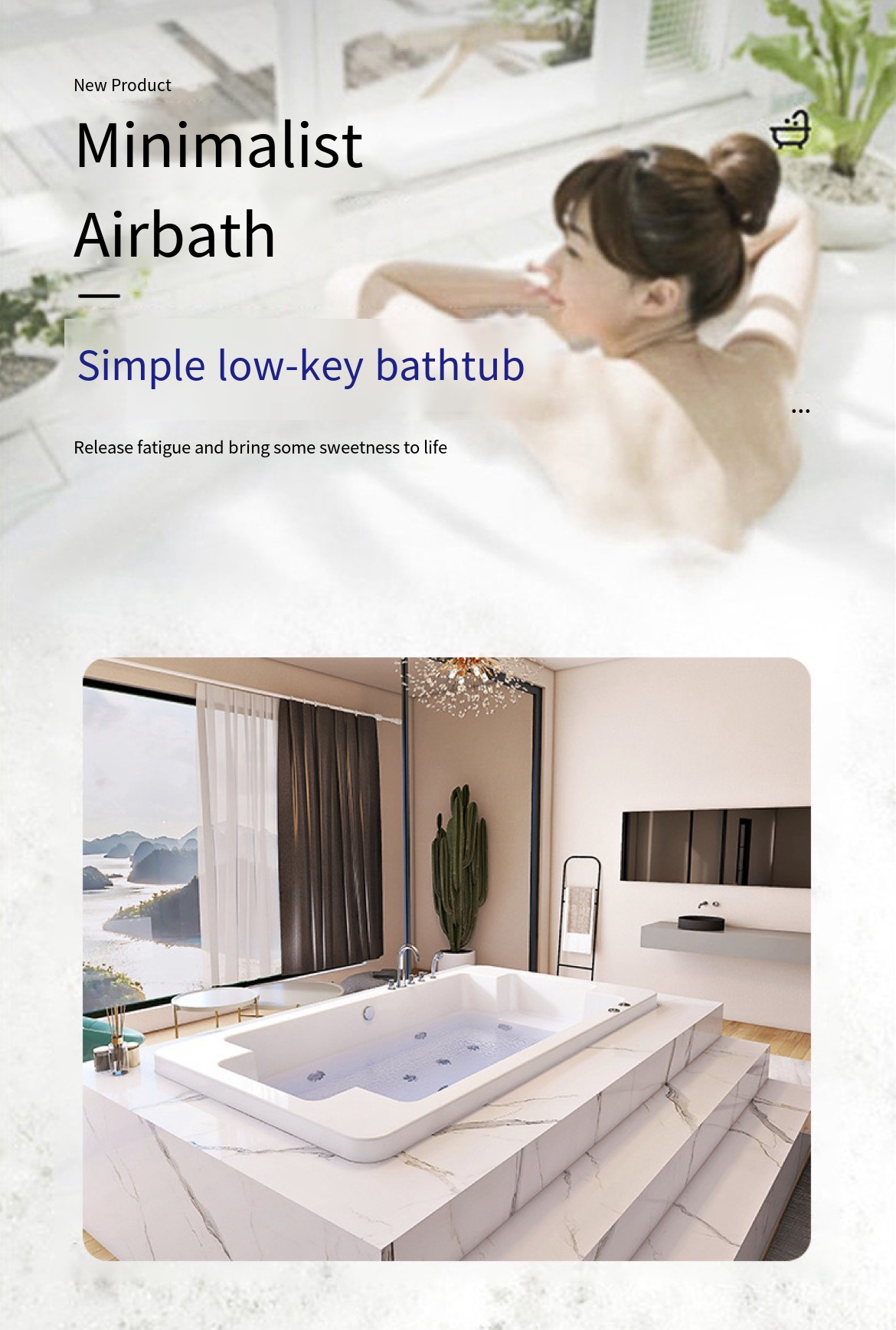 Intelligent Constant Temperature Heating Bathtub: Your Personal Spa Escape