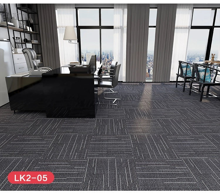 Revolutionize Your Space with Fireproof Luxury: Splicing Office Carpet for Billiard Halls, Living Rooms, and More